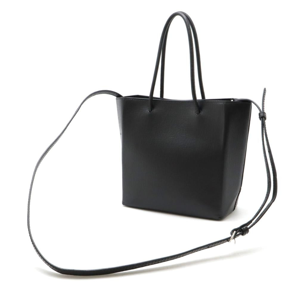 Black Leather Balenciaga Tote