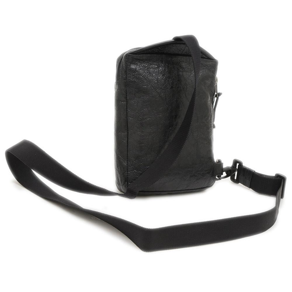 Black Leather Balenciaga Shoulder Bag