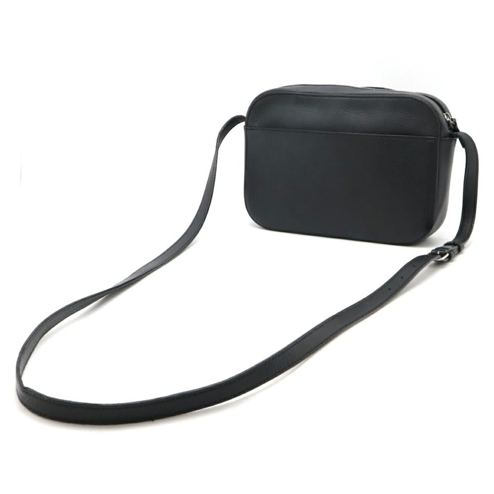 Black Leather Balenciaga Shoulder Bag
