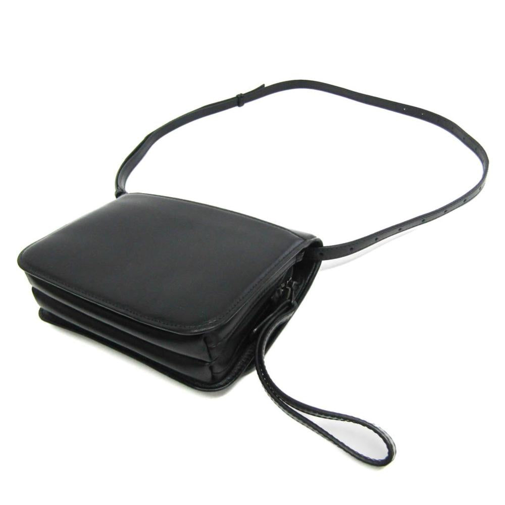 Black Leather Balenciaga Shoulder Bag