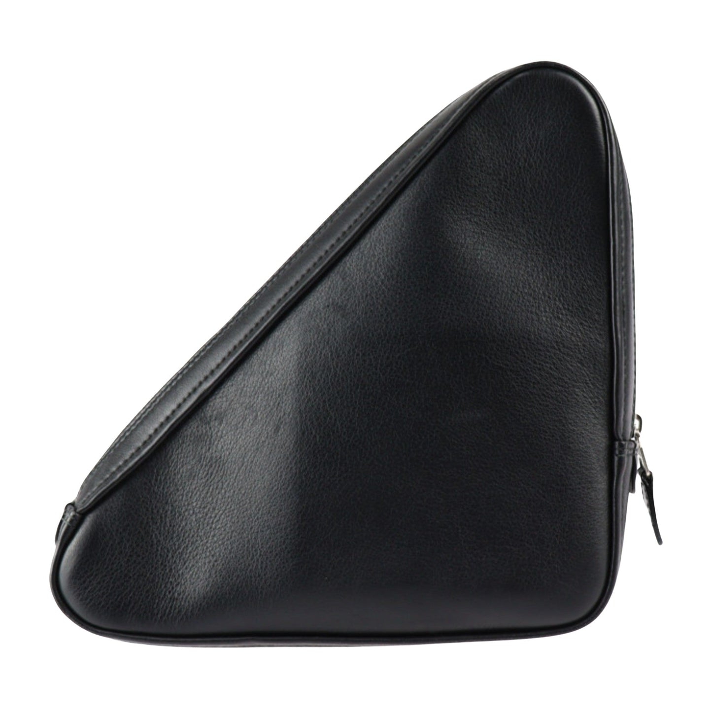 Black Leather Balenciaga Clutch