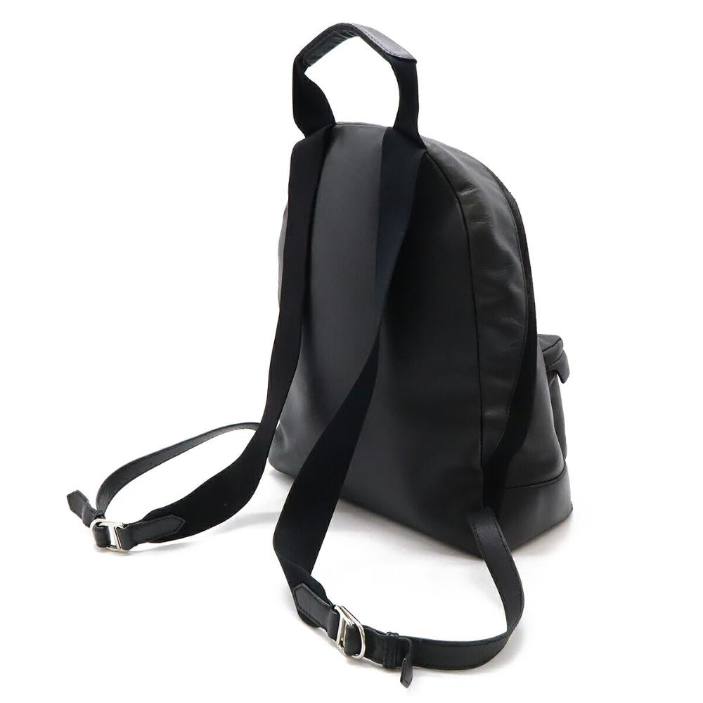 Black Leather Balenciaga Backpack