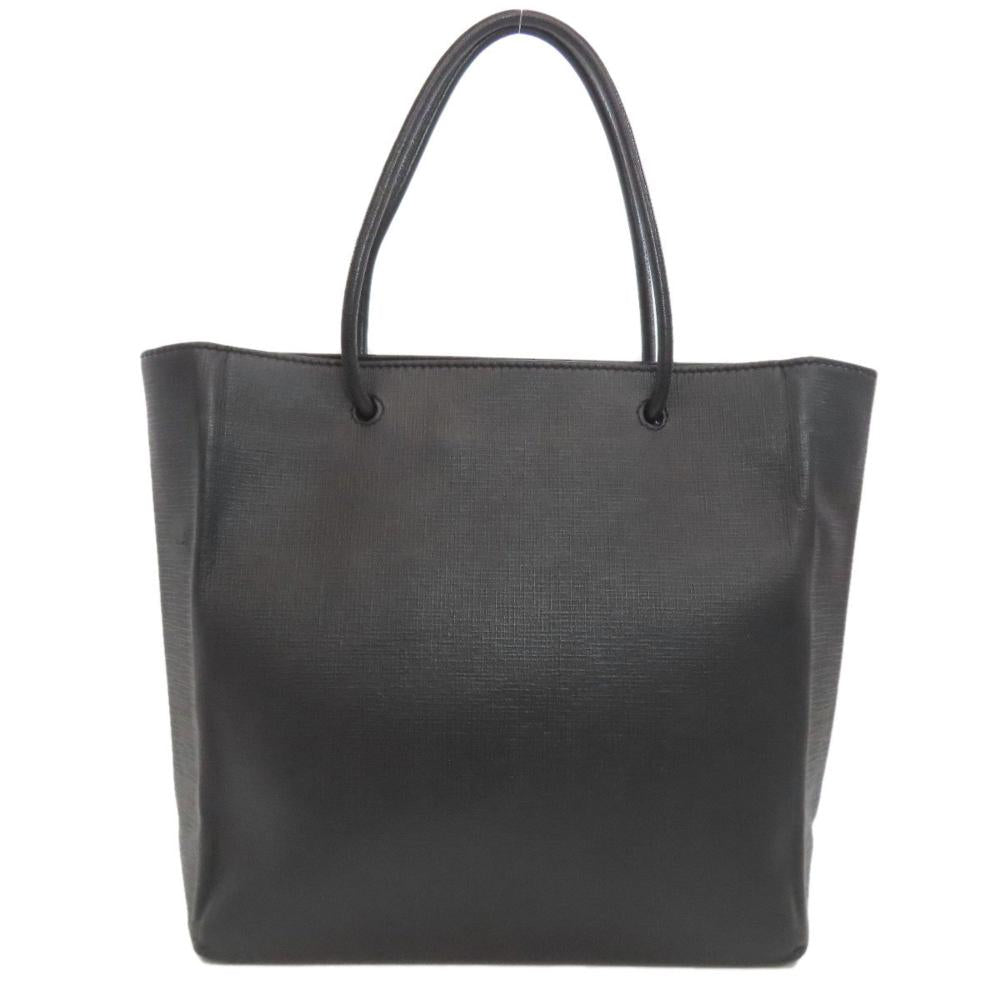 Black Leather Balenciaga Tote