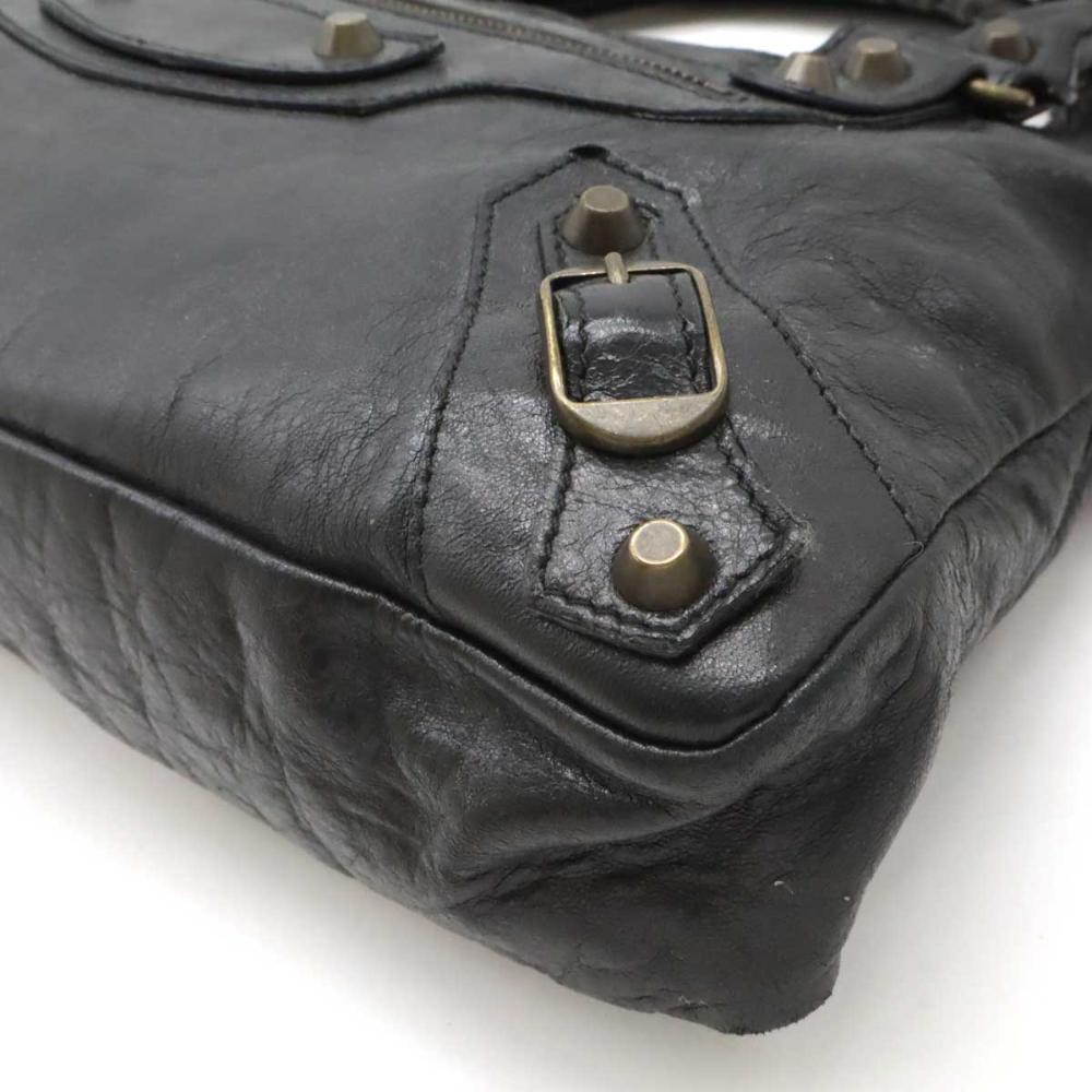 Black Leather Balenciaga First