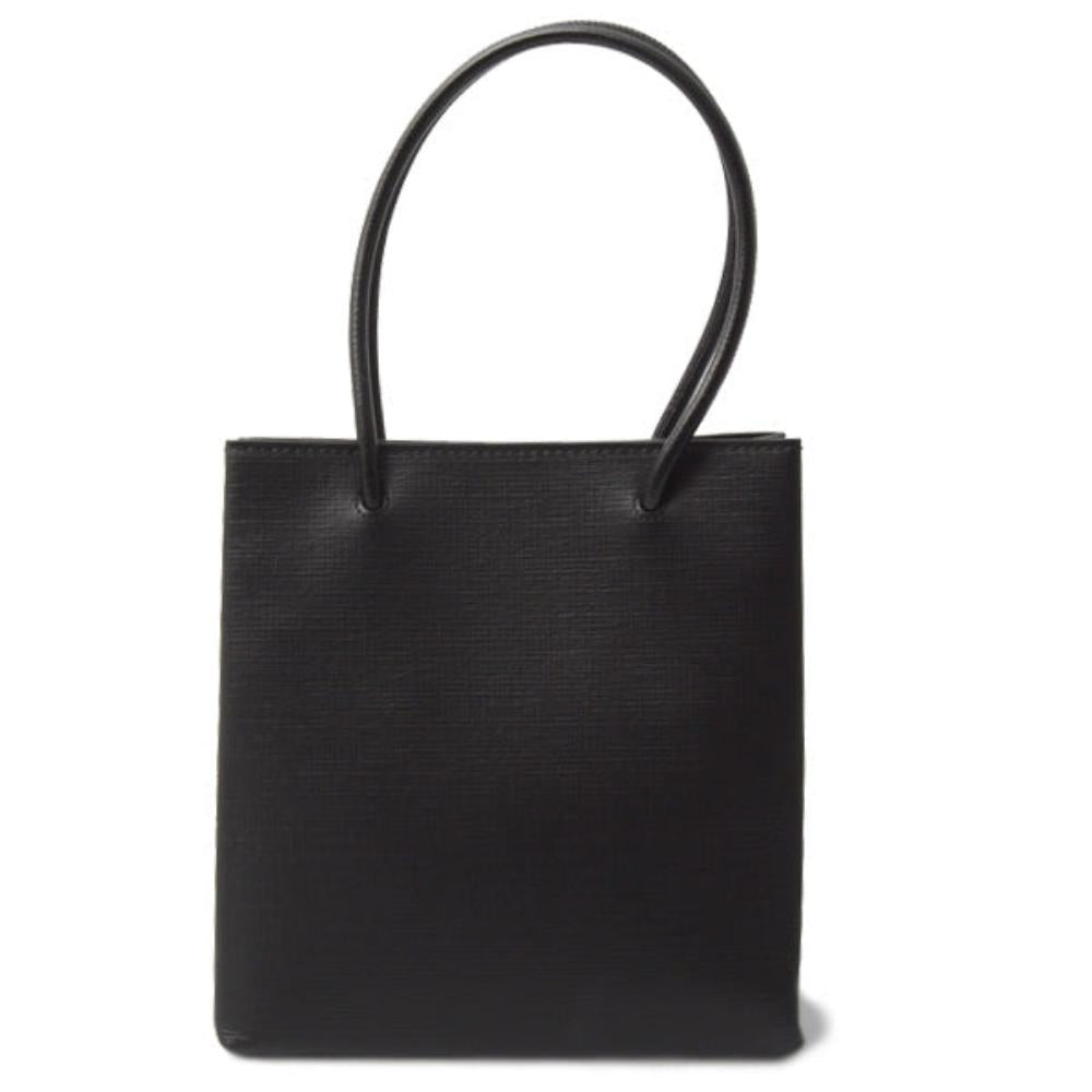 Black Leather Balenciaga Tote