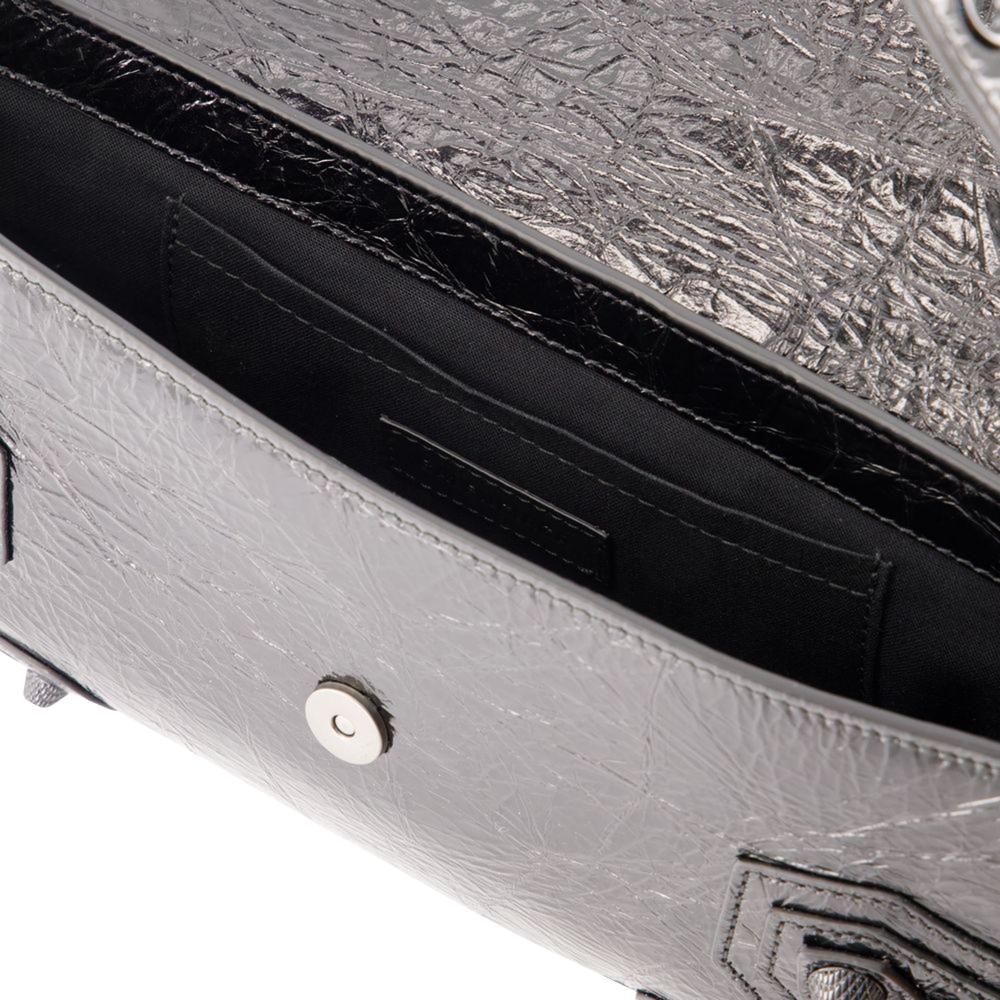 Black Leather Balenciaga Shoulder Bag