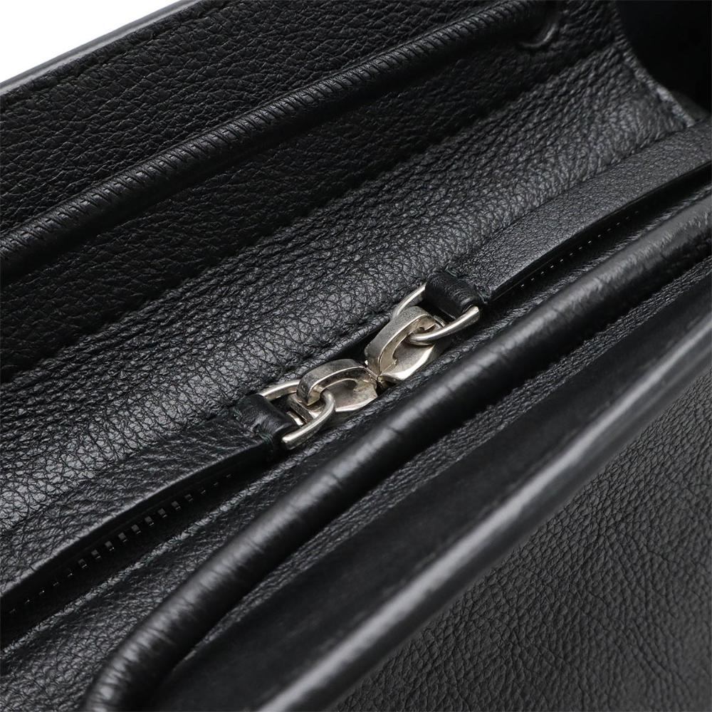 Black Leather Balenciaga Tote