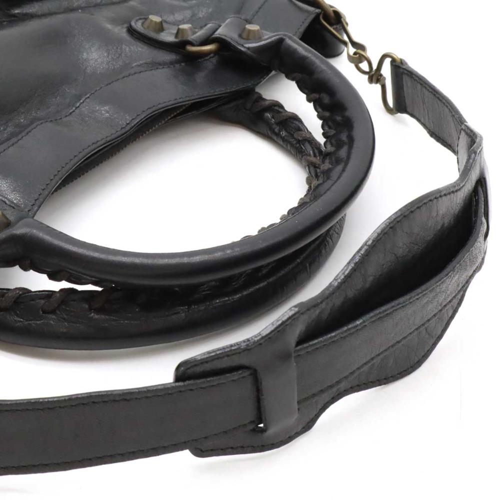 Black Leather Balenciaga First
