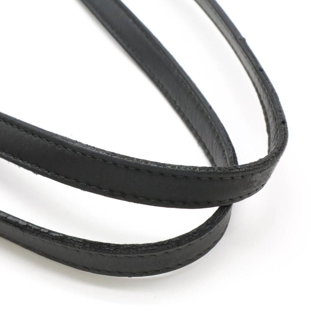 Black Leather Balenciaga Shoulder Bag