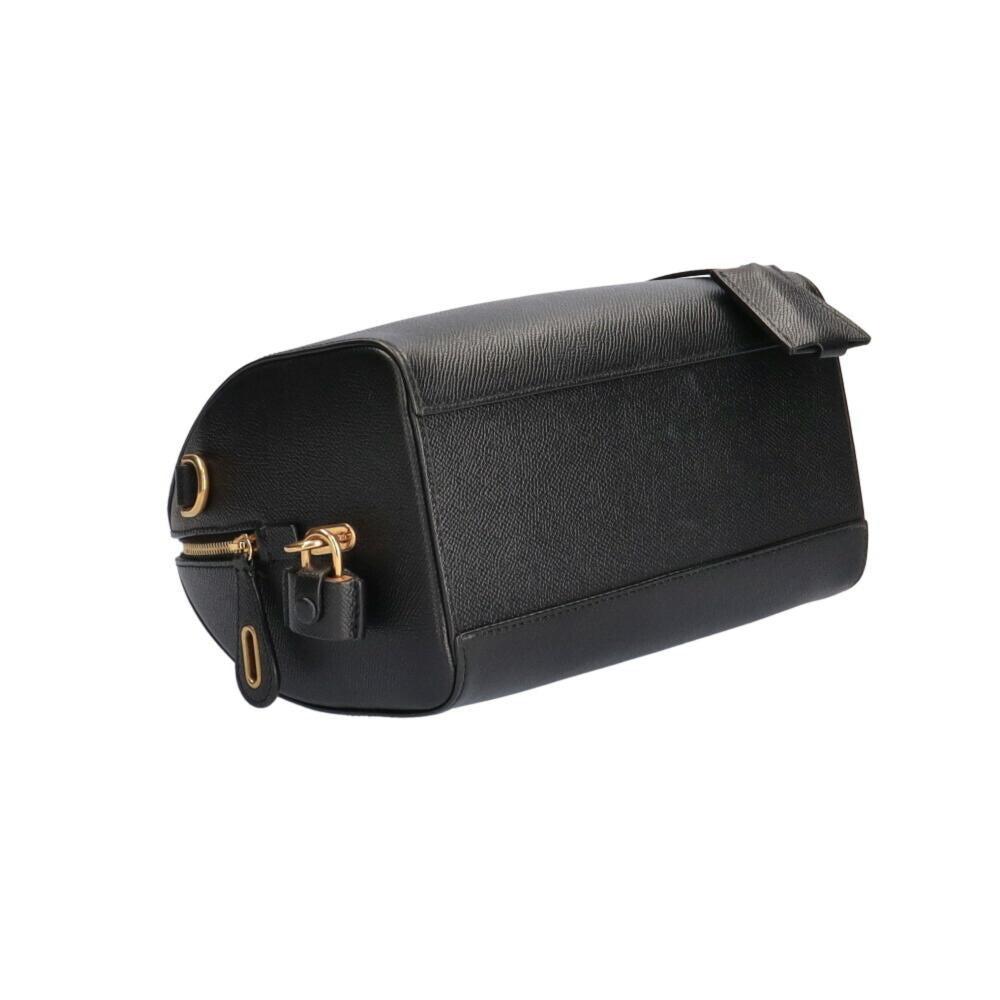 Black Leather Balenciaga Handbag
