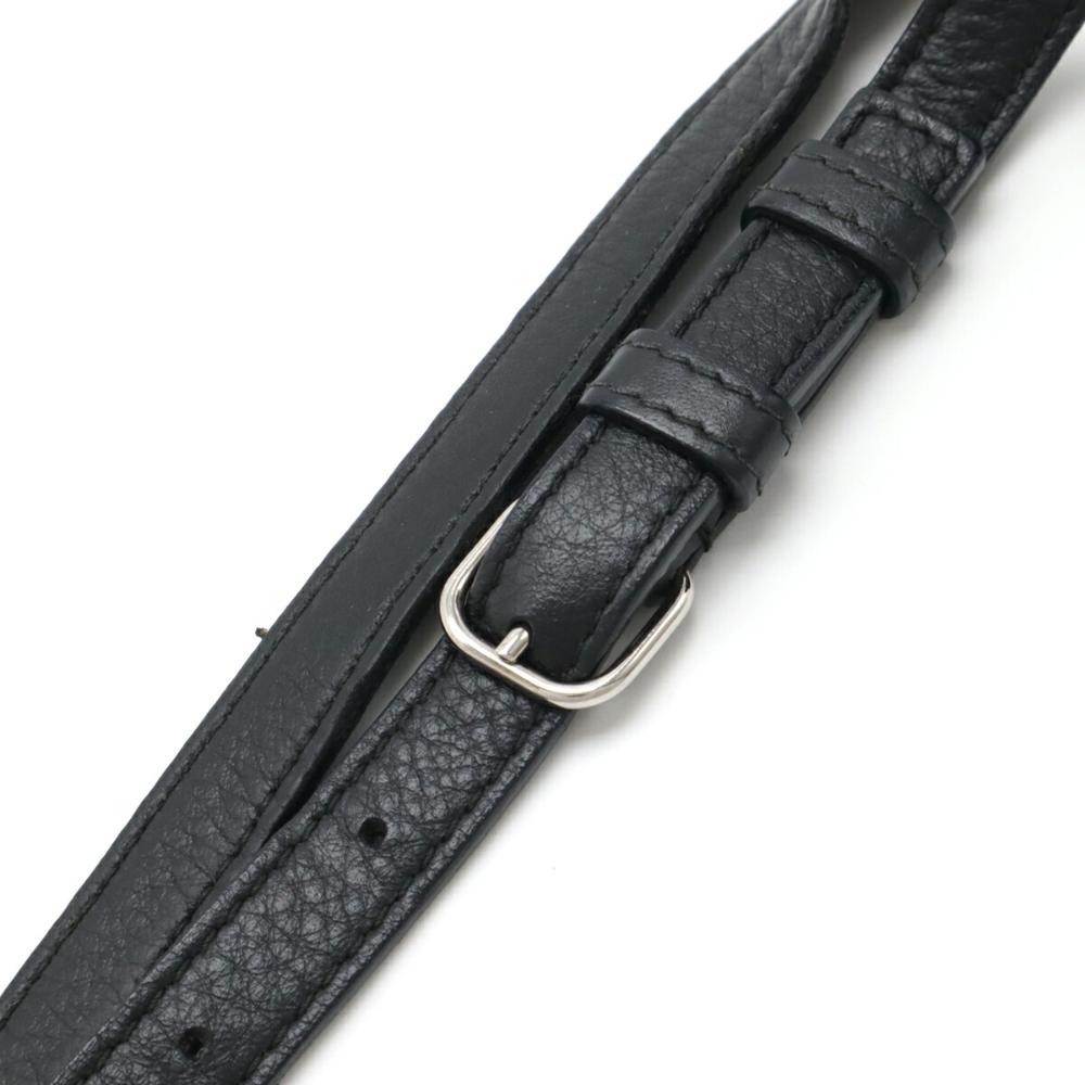 Black Leather Balenciaga Shoulder Bag