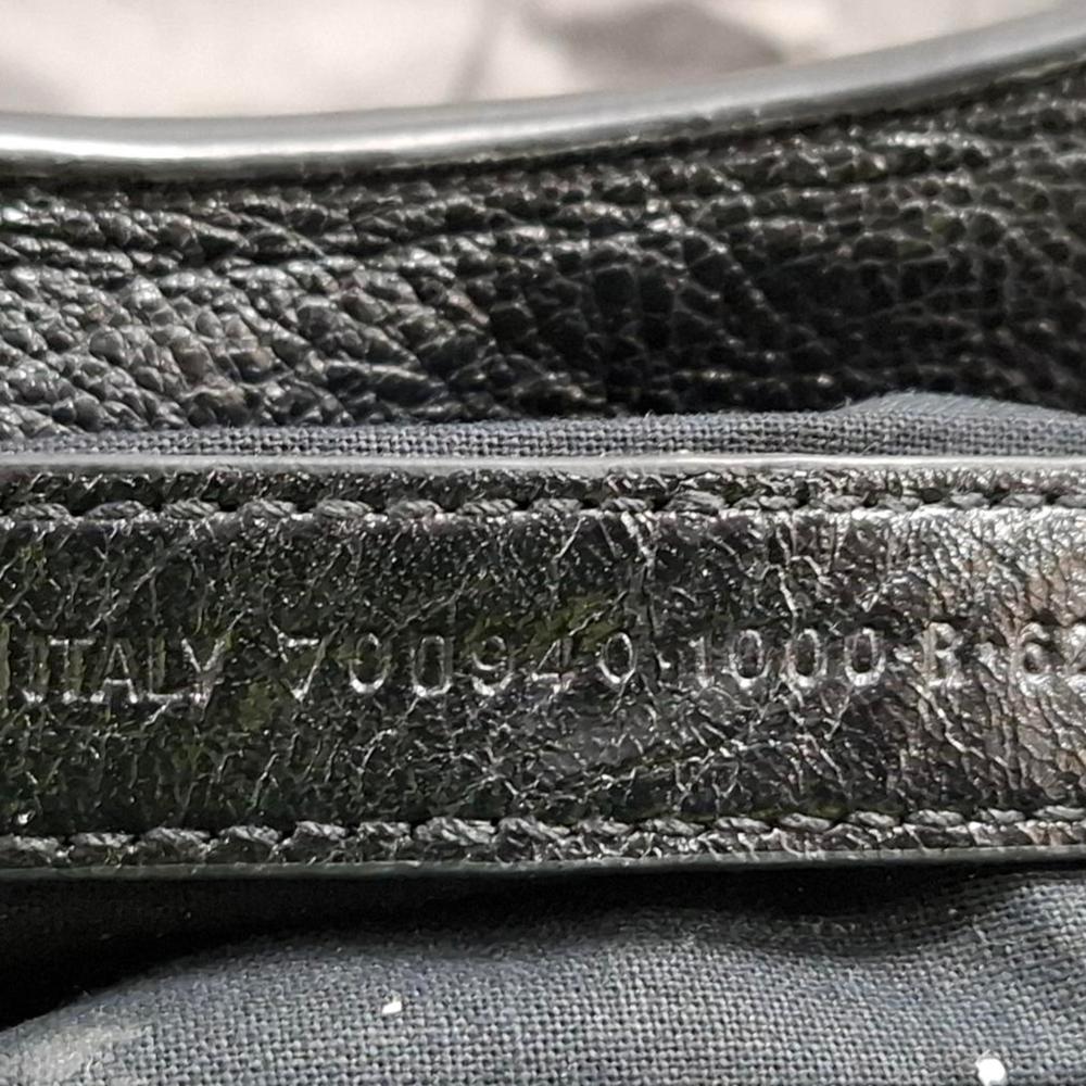 Black Leather Balenciaga Handbag
