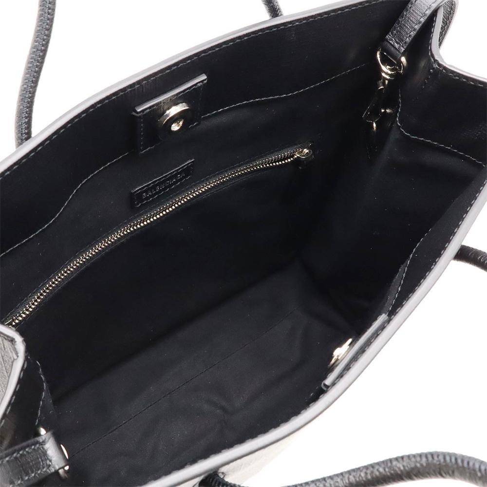 Black Leather Balenciaga Tote