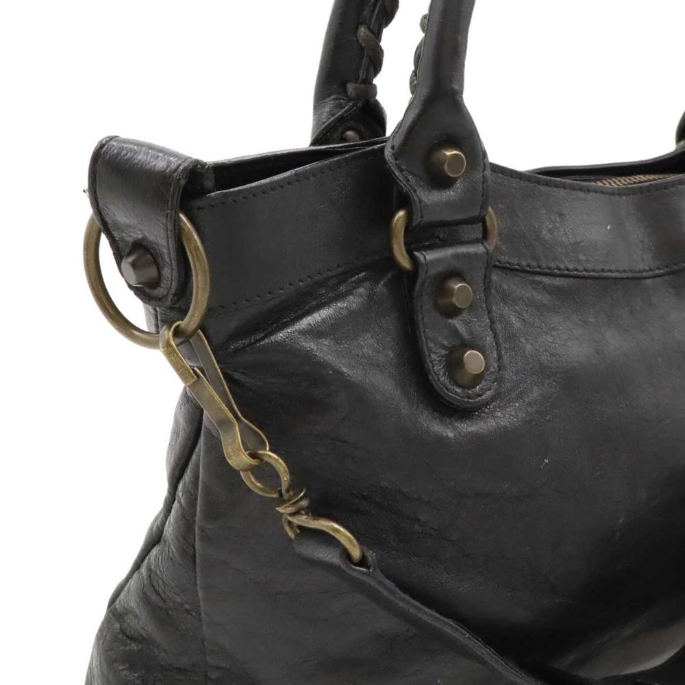 Black Leather Balenciaga First