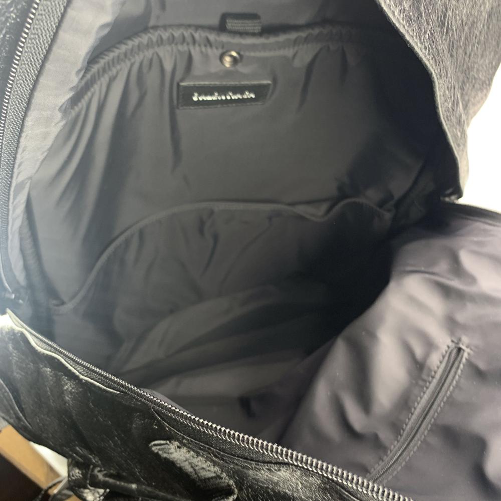 Black Leather Balenciaga Backpack