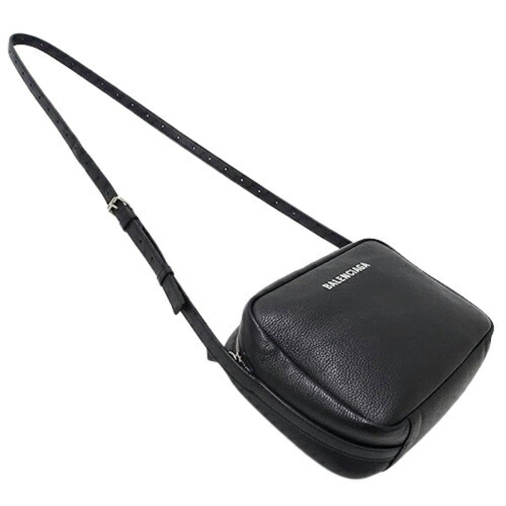 Black Leather Balenciaga Shoulder Bag