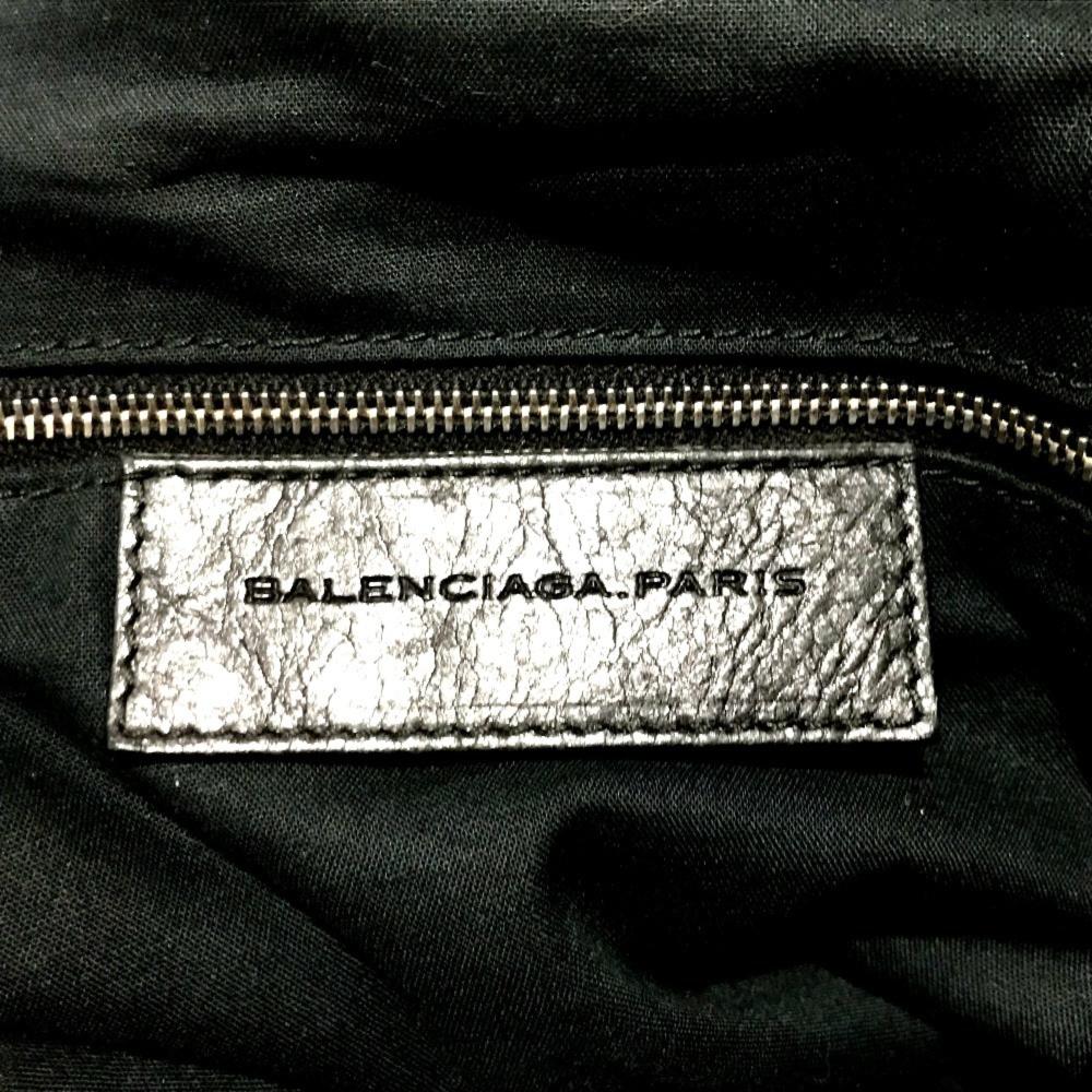 Black Leather Balenciaga Backpack