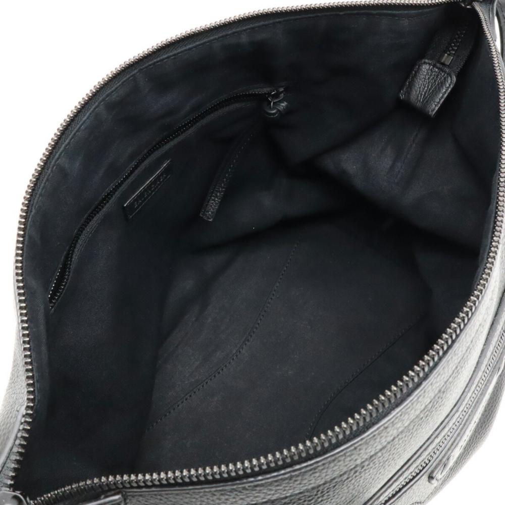Black Leather Balenciaga Shoulder Bag