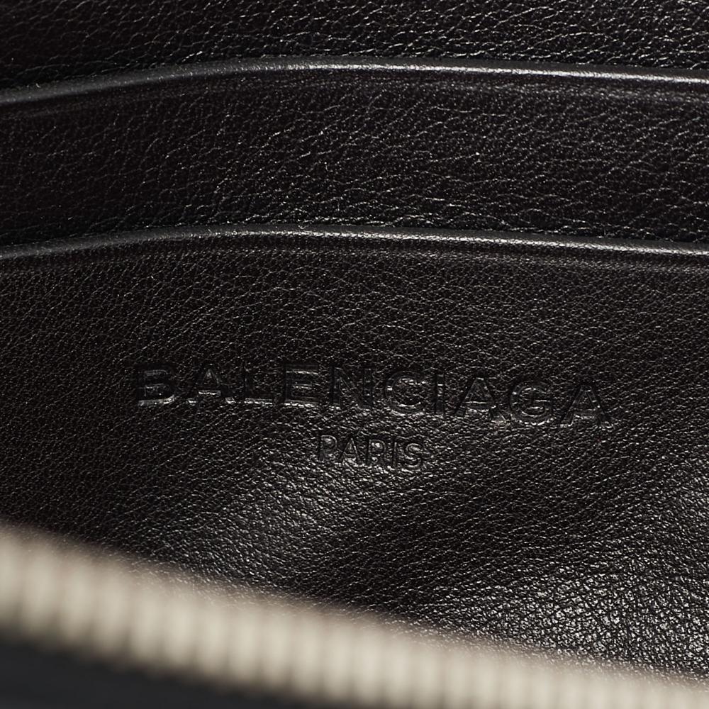 Black Leather Balenciaga Pouch