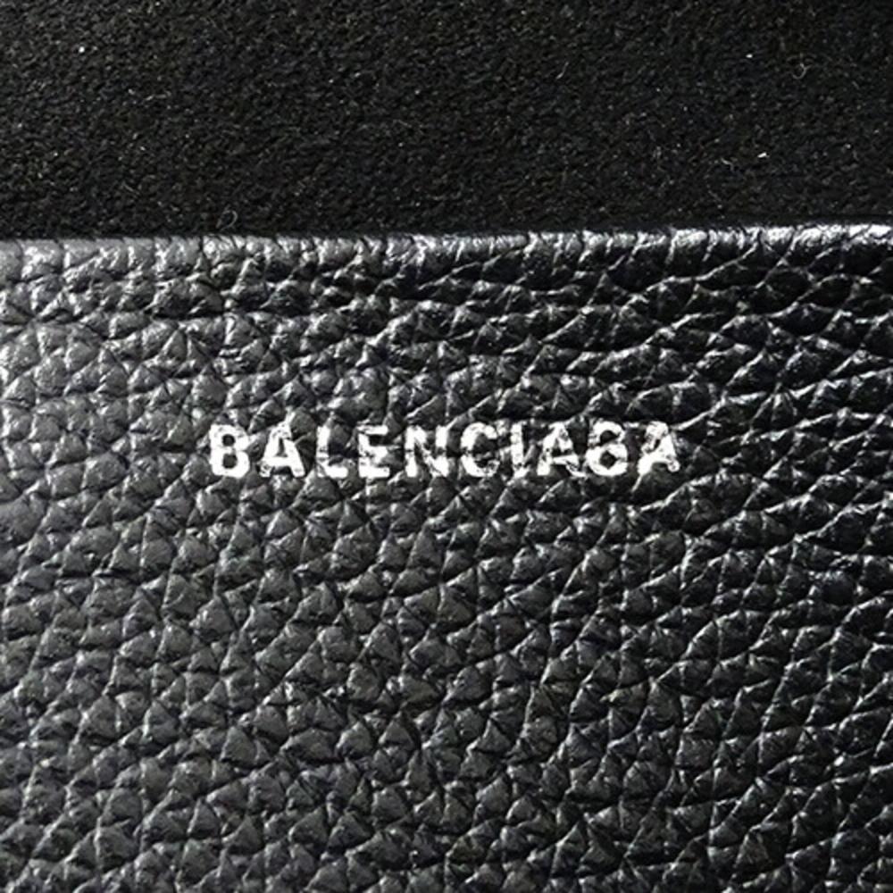 Black Leather Balenciaga Shoulder Bag