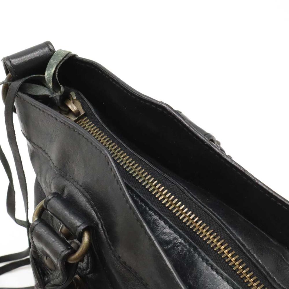 Black Leather Balenciaga First