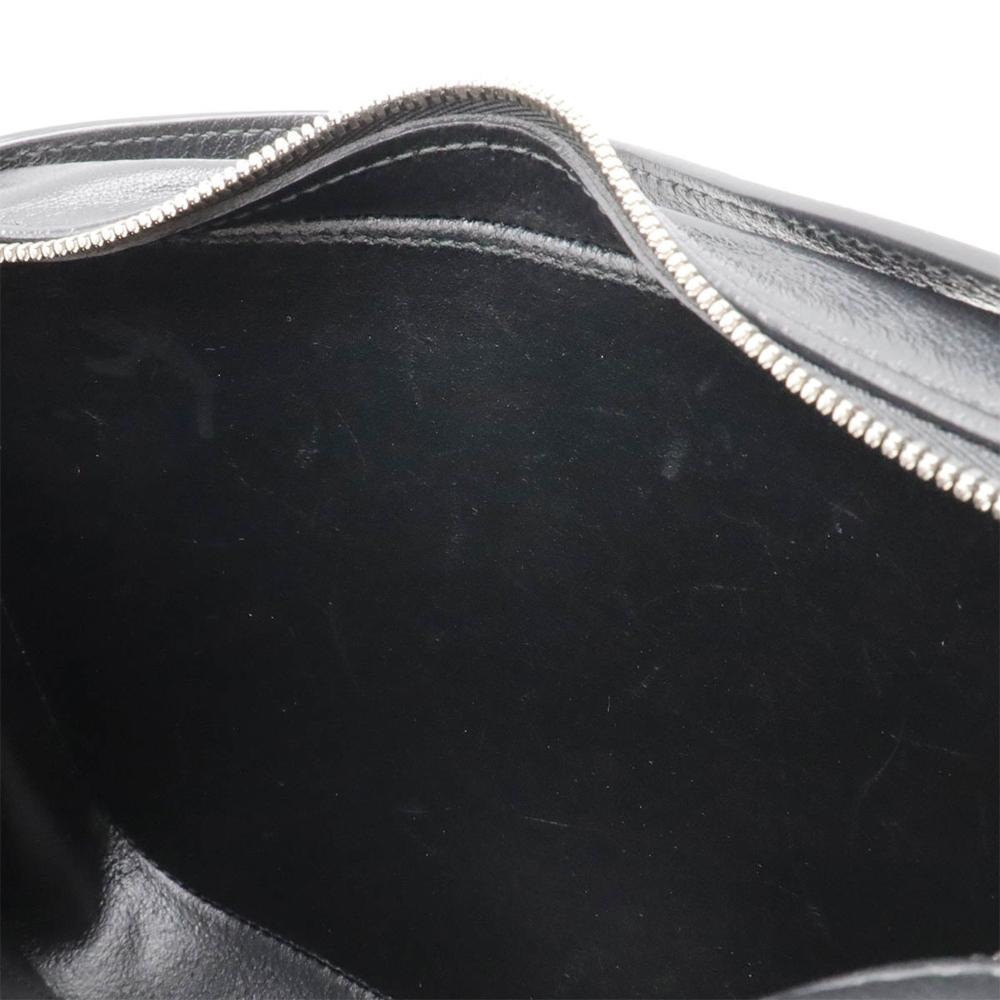 Black Leather Balenciaga Handbag
