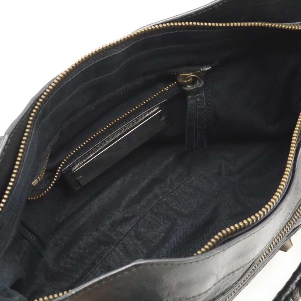 Black Leather Balenciaga First