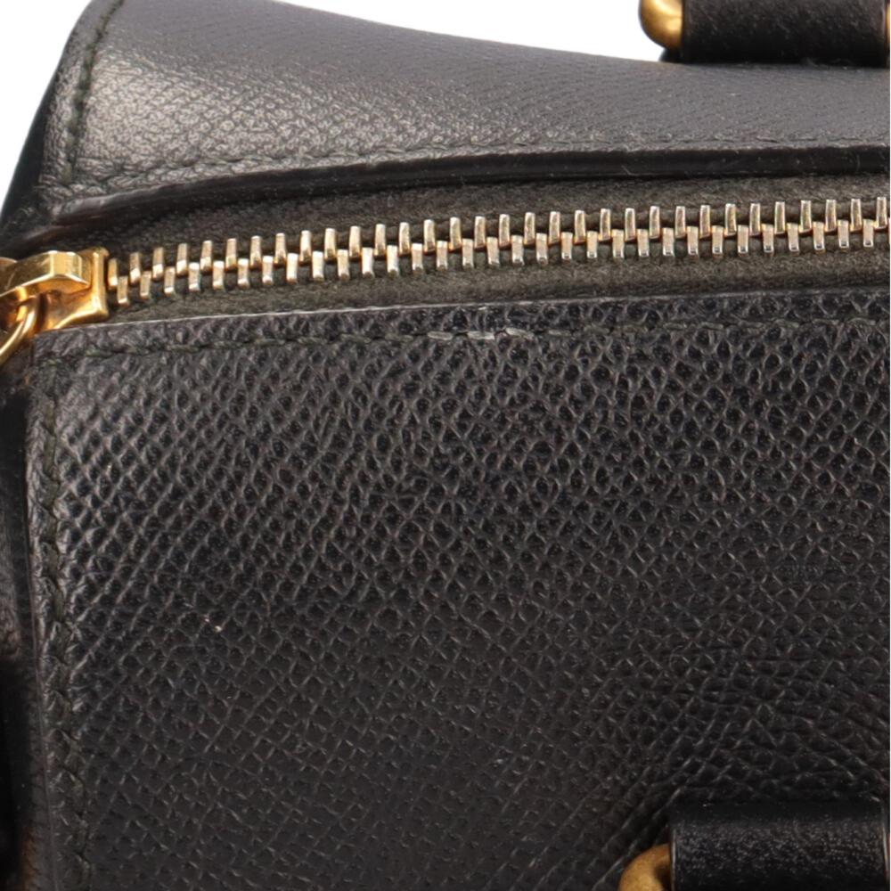 Black Leather Balenciaga Handbag