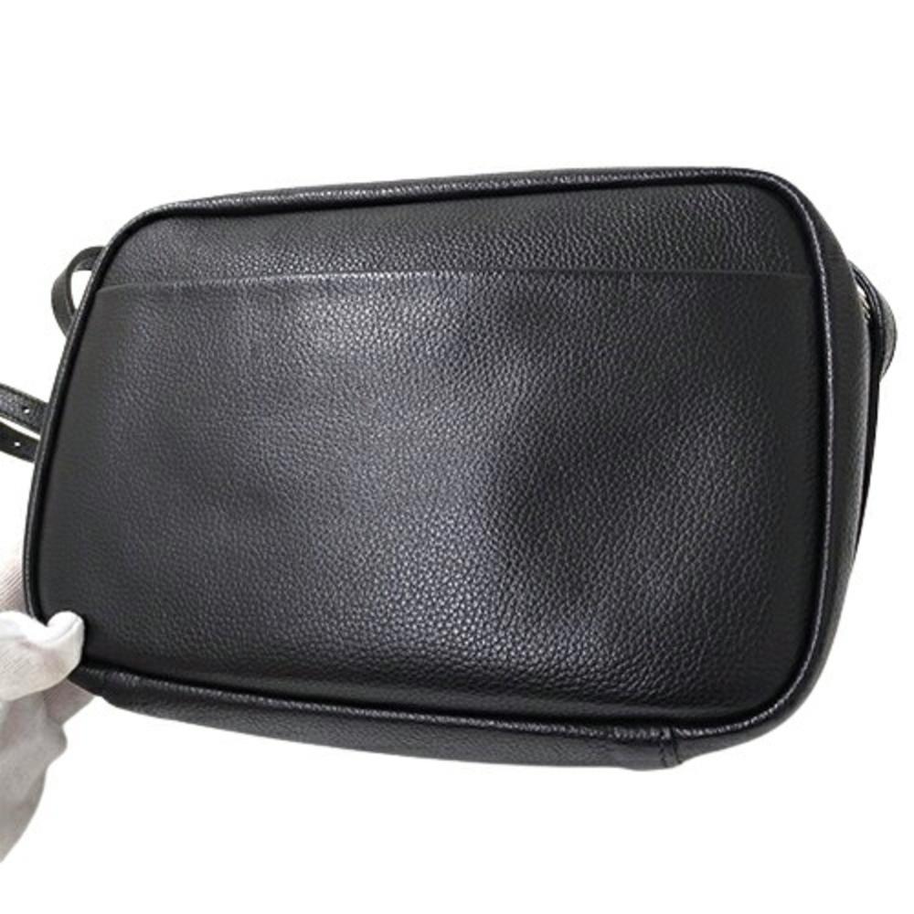 Black Leather Balenciaga Shoulder Bag