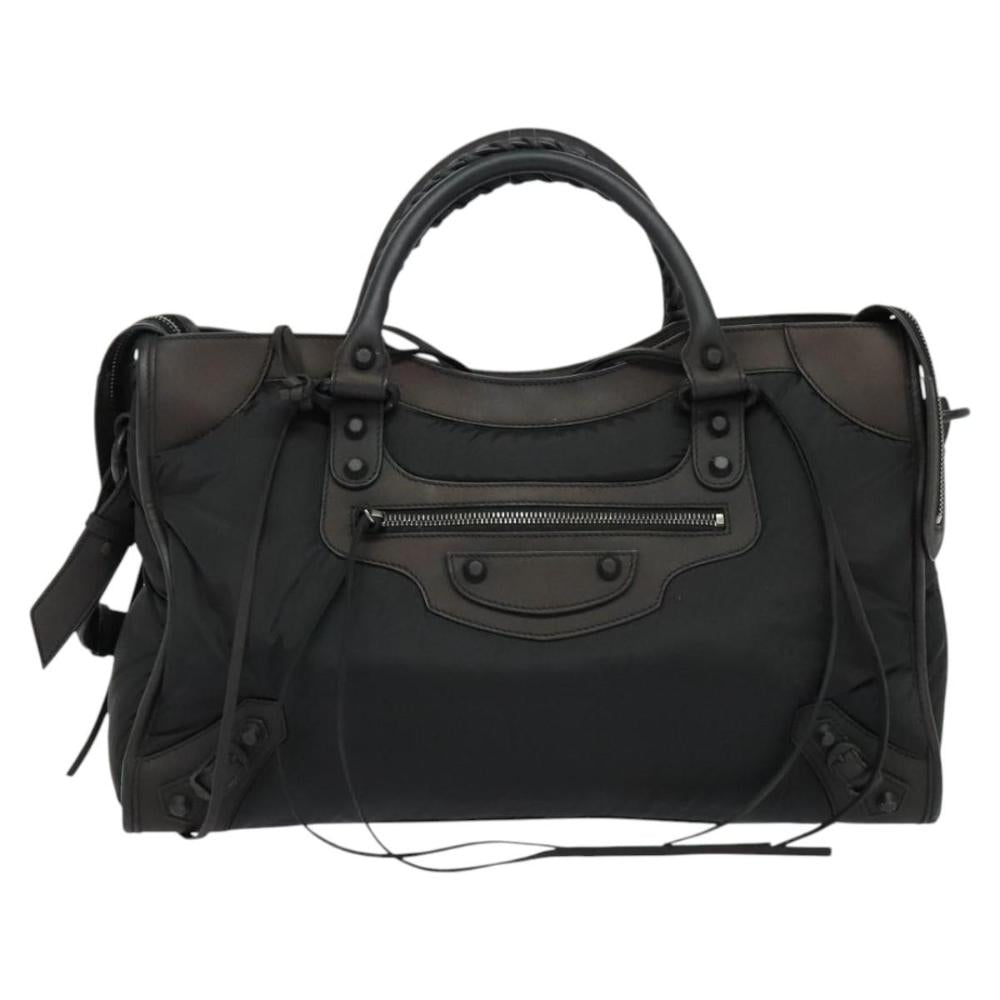 Black Nylon Balenciaga City