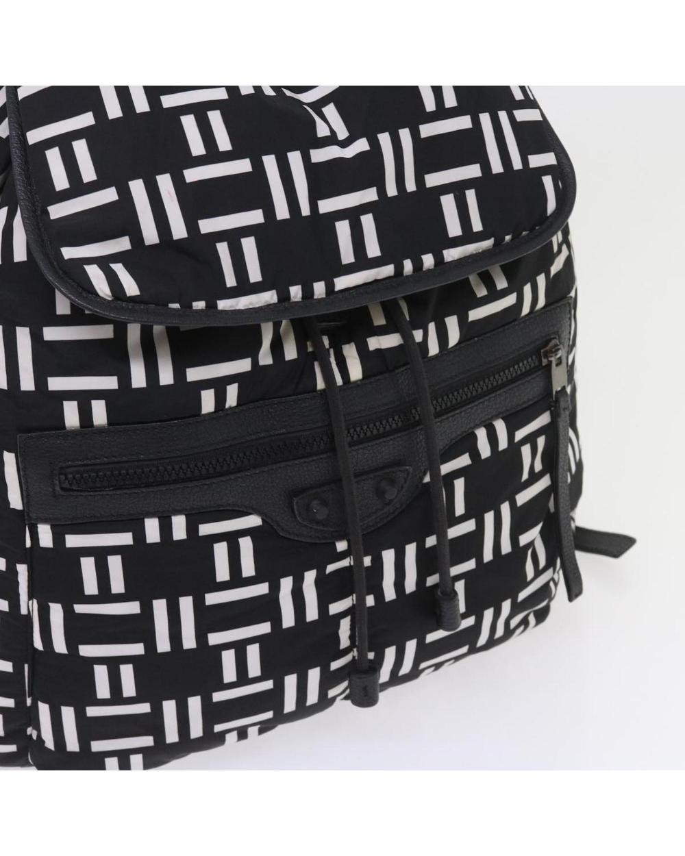 Black Nylon Balenciaga Backpack