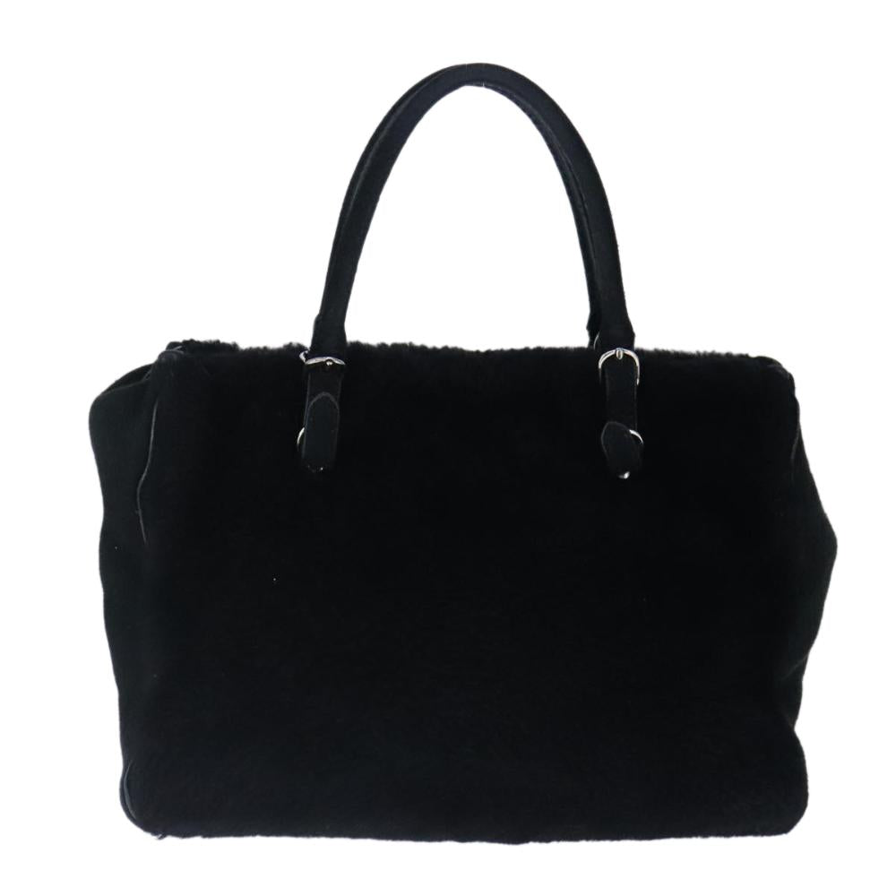 Black Suede Balenciaga Handbag