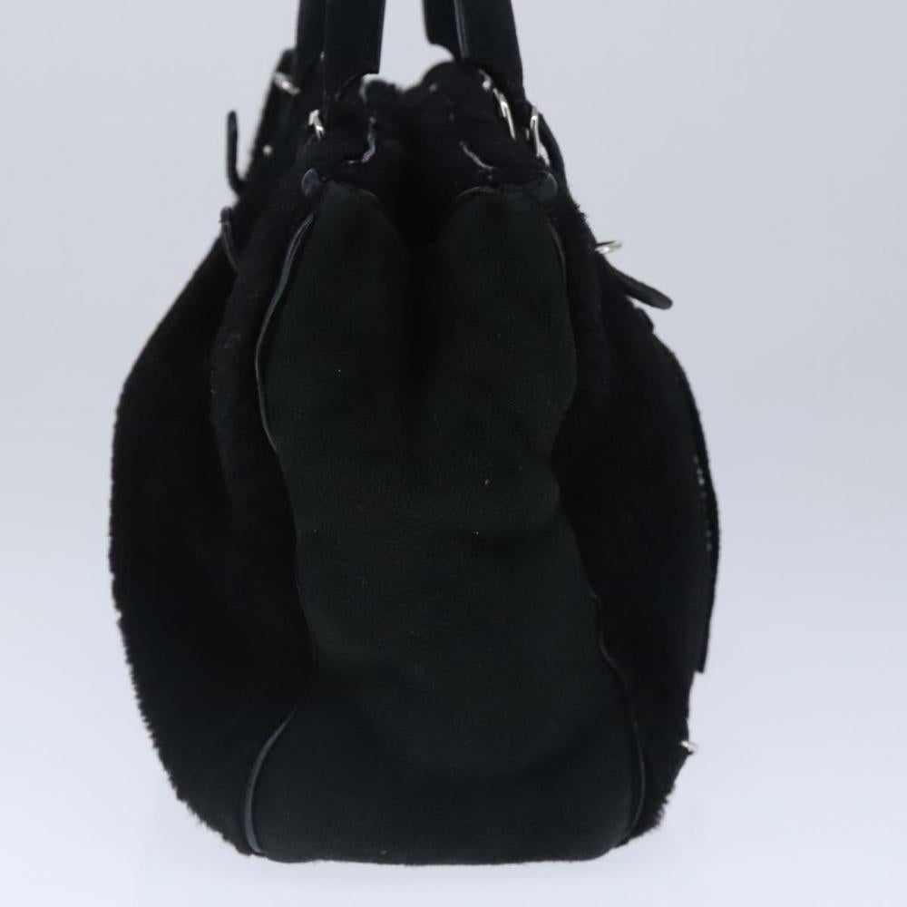 Black Suede Balenciaga Handbag