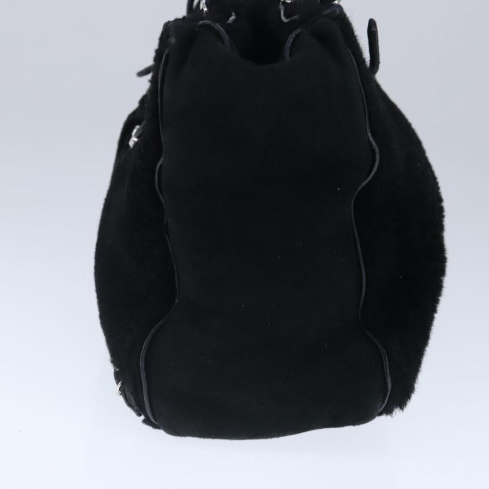 Black Suede Balenciaga Handbag