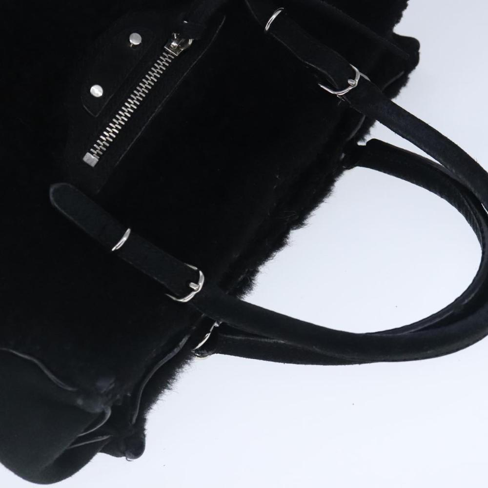 Black Suede Balenciaga Handbag