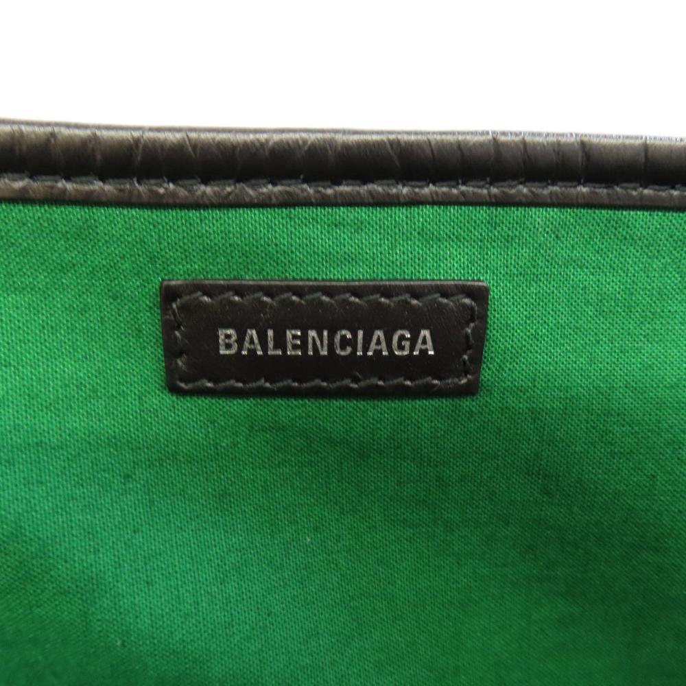 Black Wool Balenciaga Cabas