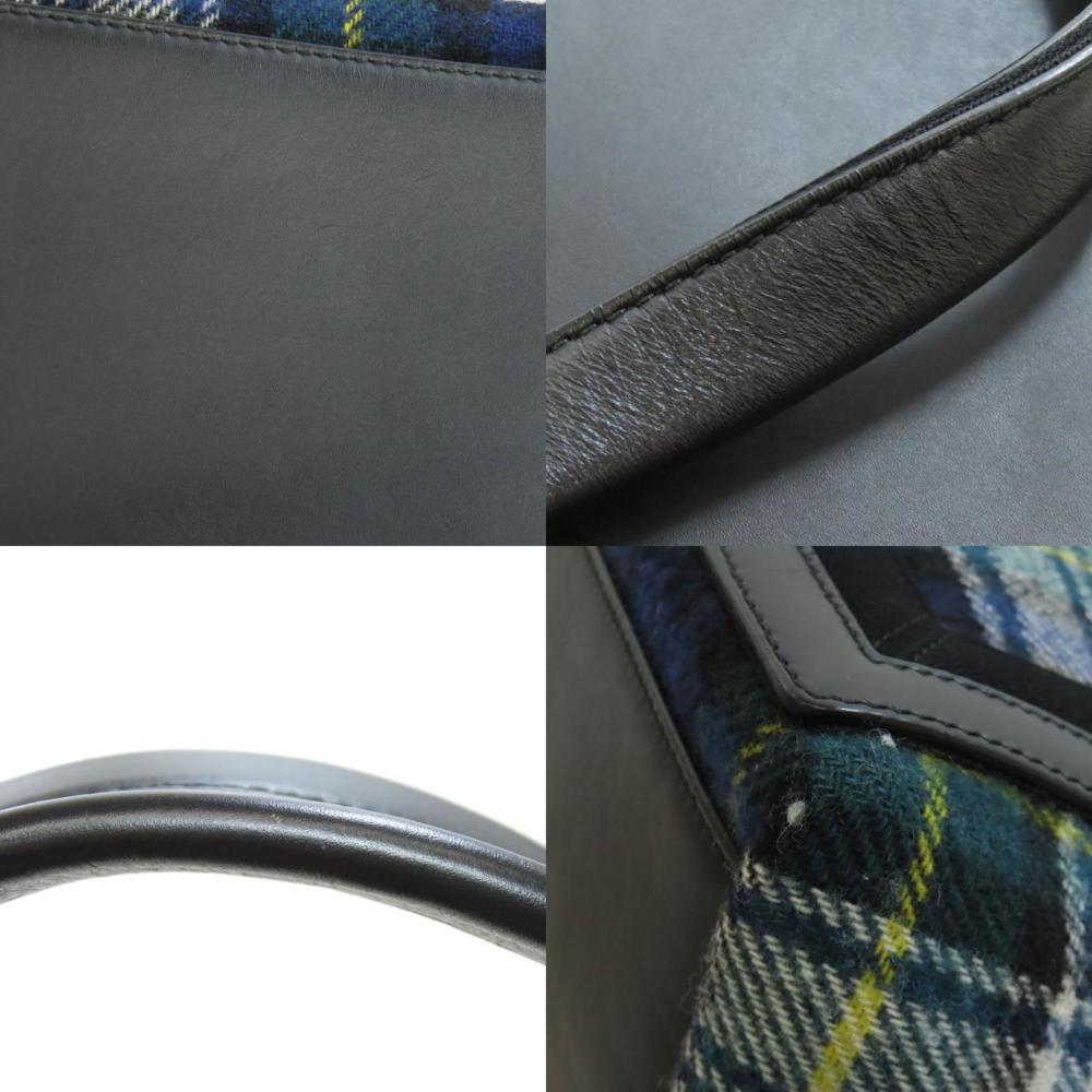 Black Wool Balenciaga Cabas