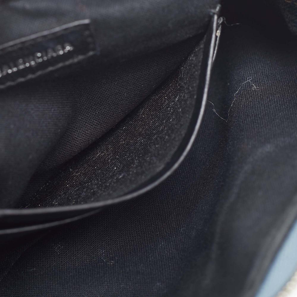 Blue Denim Balenciaga Shoulder Bag