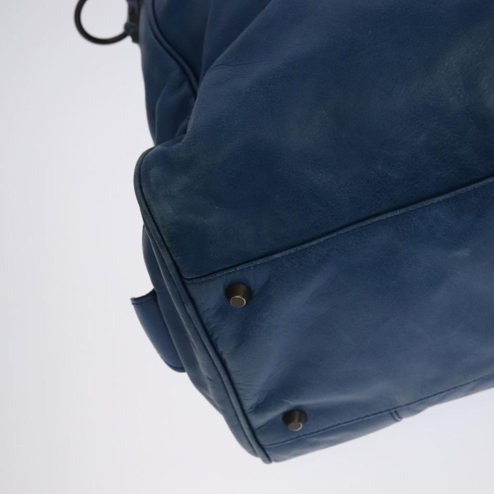 Blue Leather Balenciaga Handbag