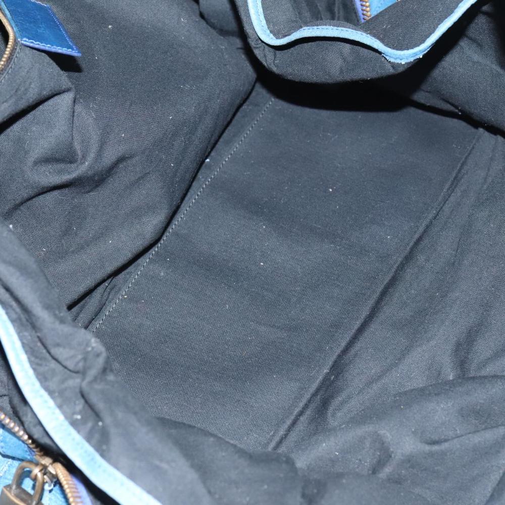 Blue Leather Balenciaga Handbag