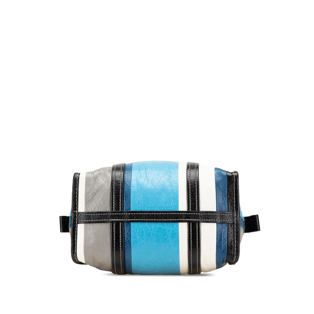 Blue Leather Balenciaga Shopper