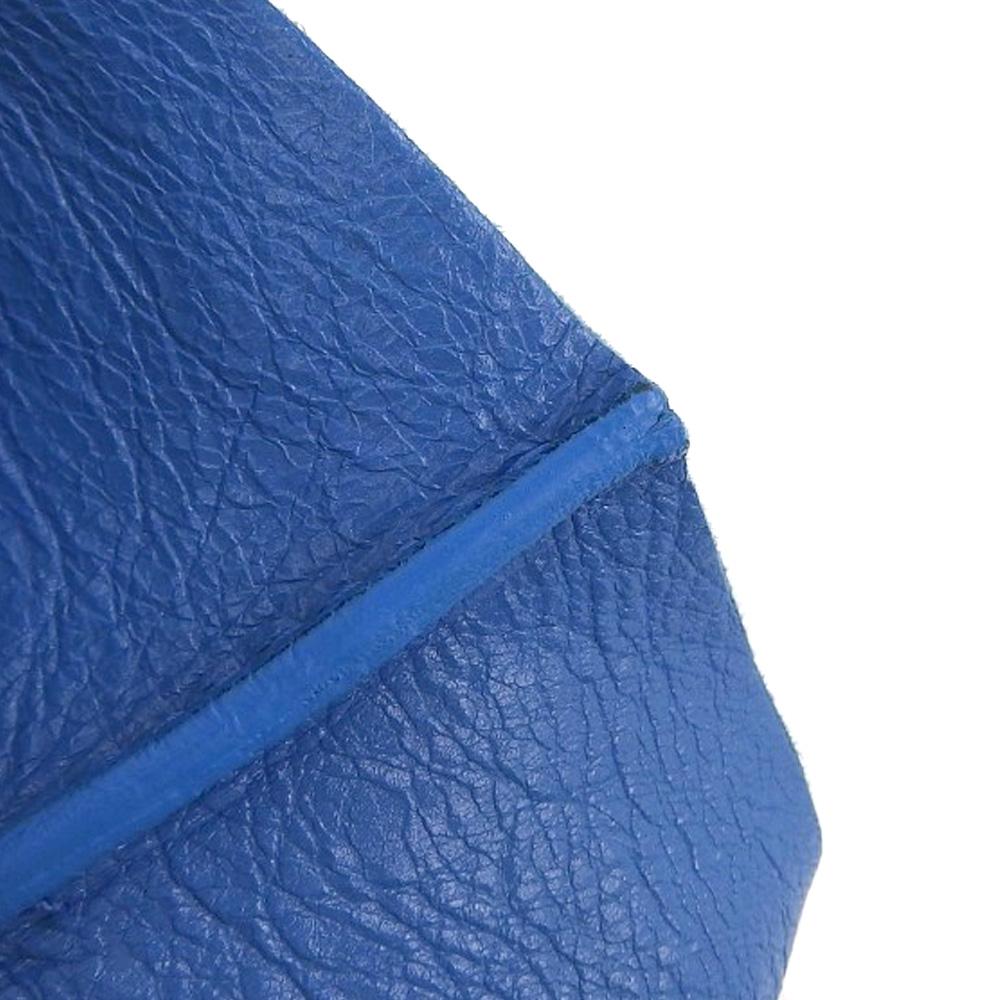 Blue Leather Balenciaga Shopper