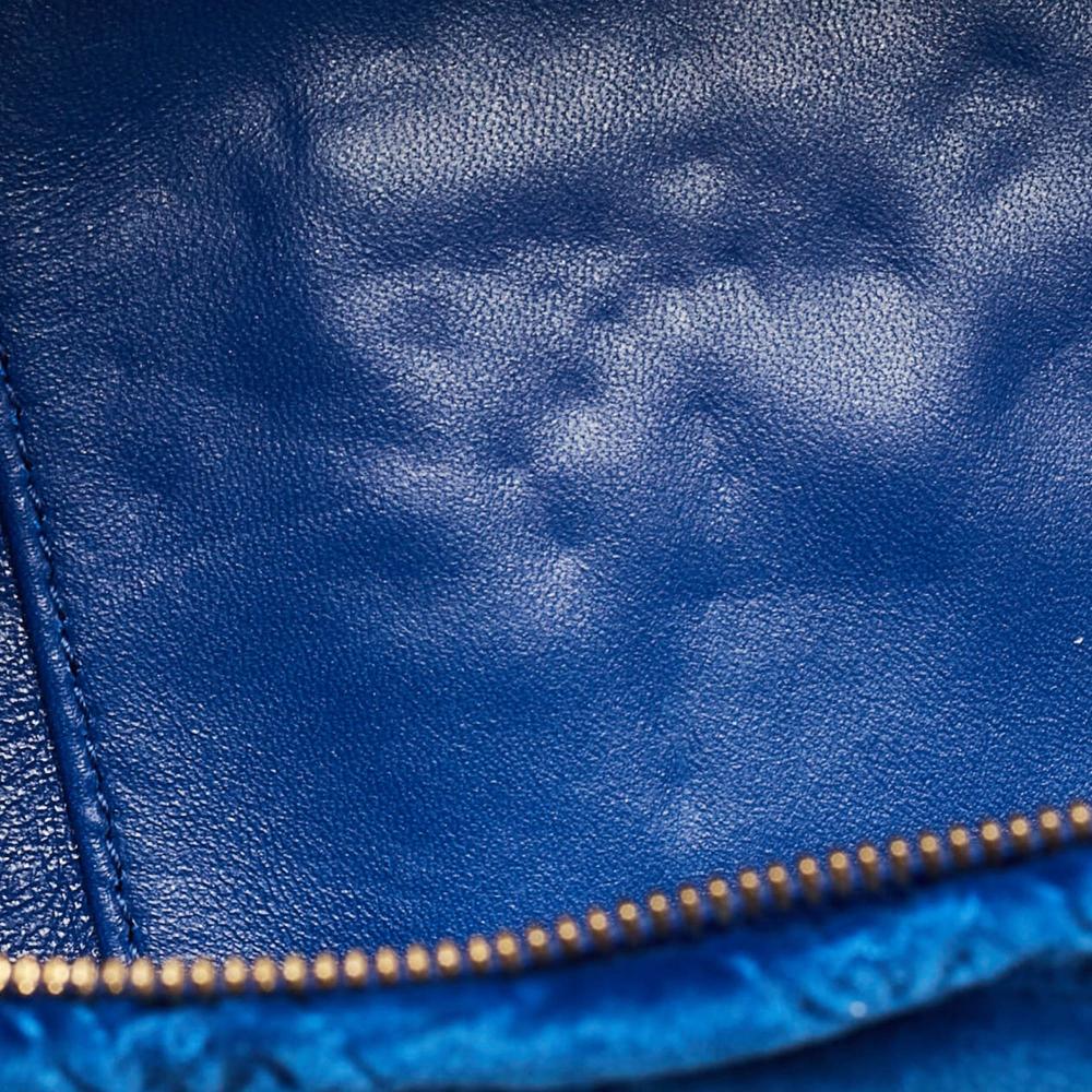 Blue Leather Balenciaga Shoulder Bag