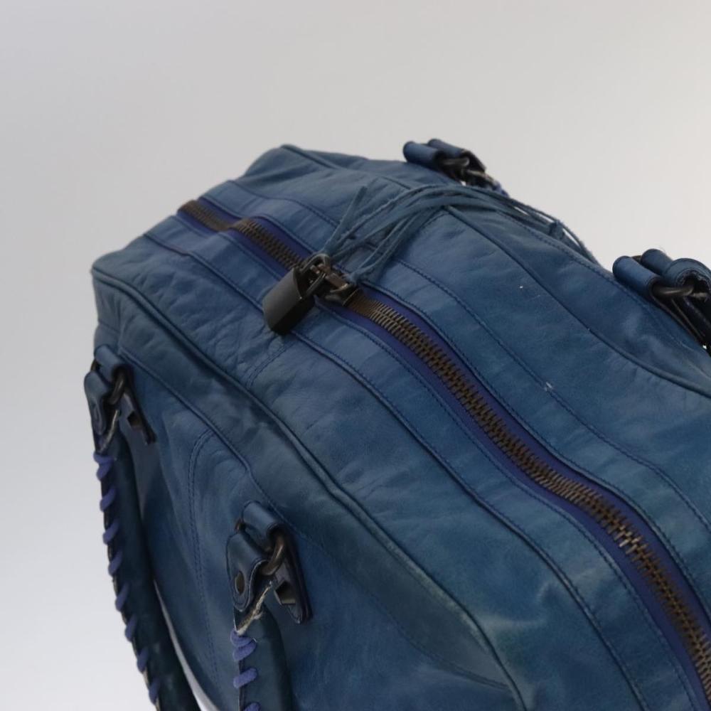 Blue Leather Balenciaga Handbag