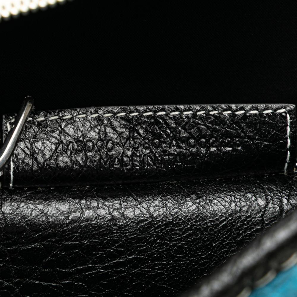 Blue Leather Balenciaga Shopper