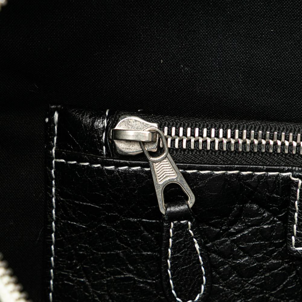 Blue Leather Balenciaga Shopper
