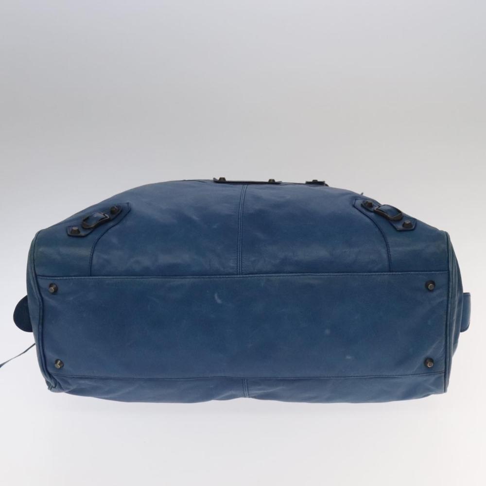 Blue Leather Balenciaga Handbag