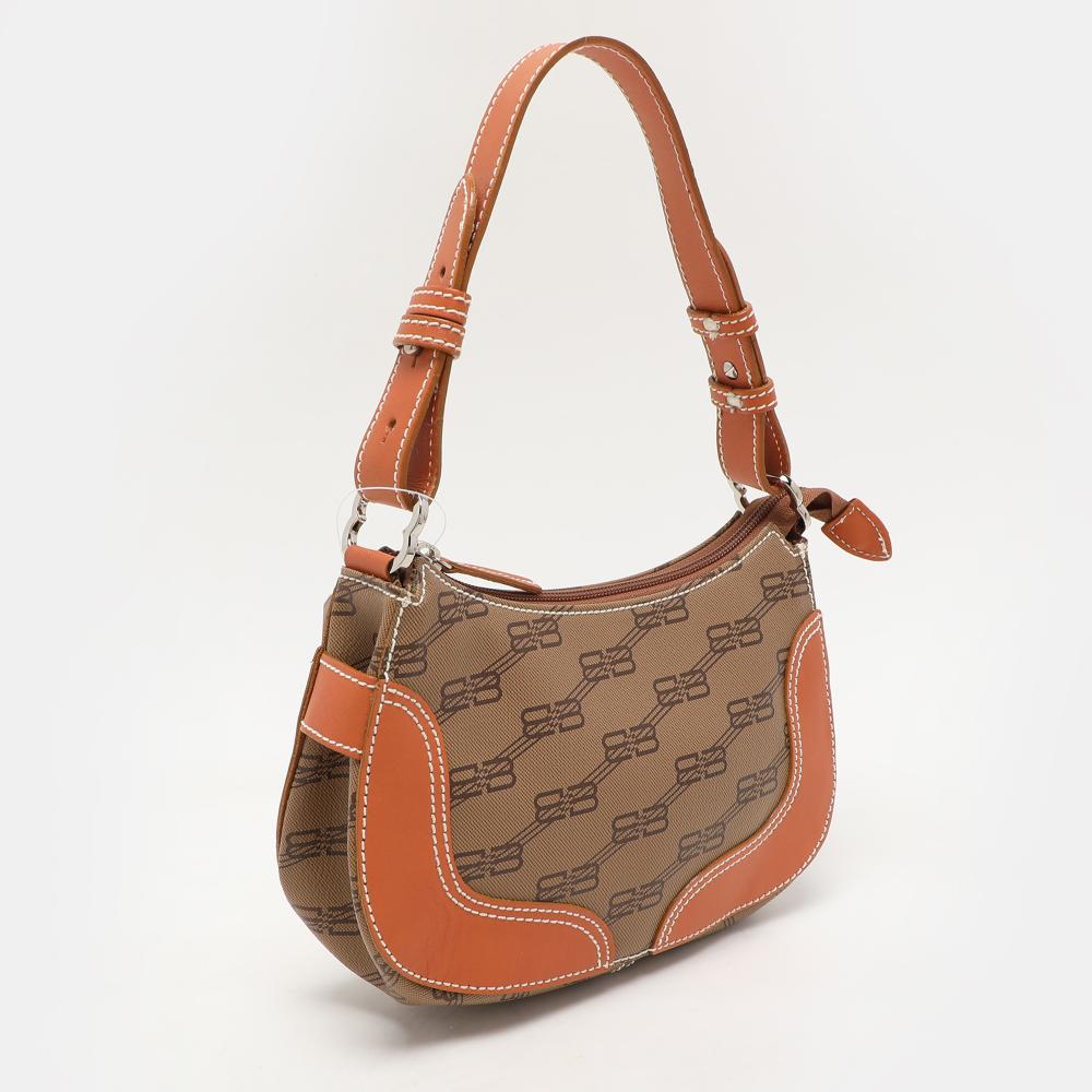 Brown Canvas Balenciaga Shoulder Bag