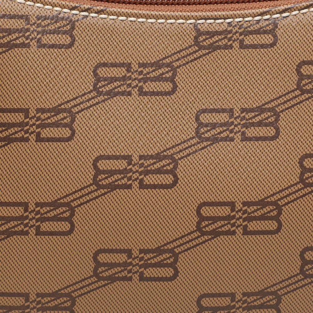 Brown Canvas Balenciaga Shoulder Bag