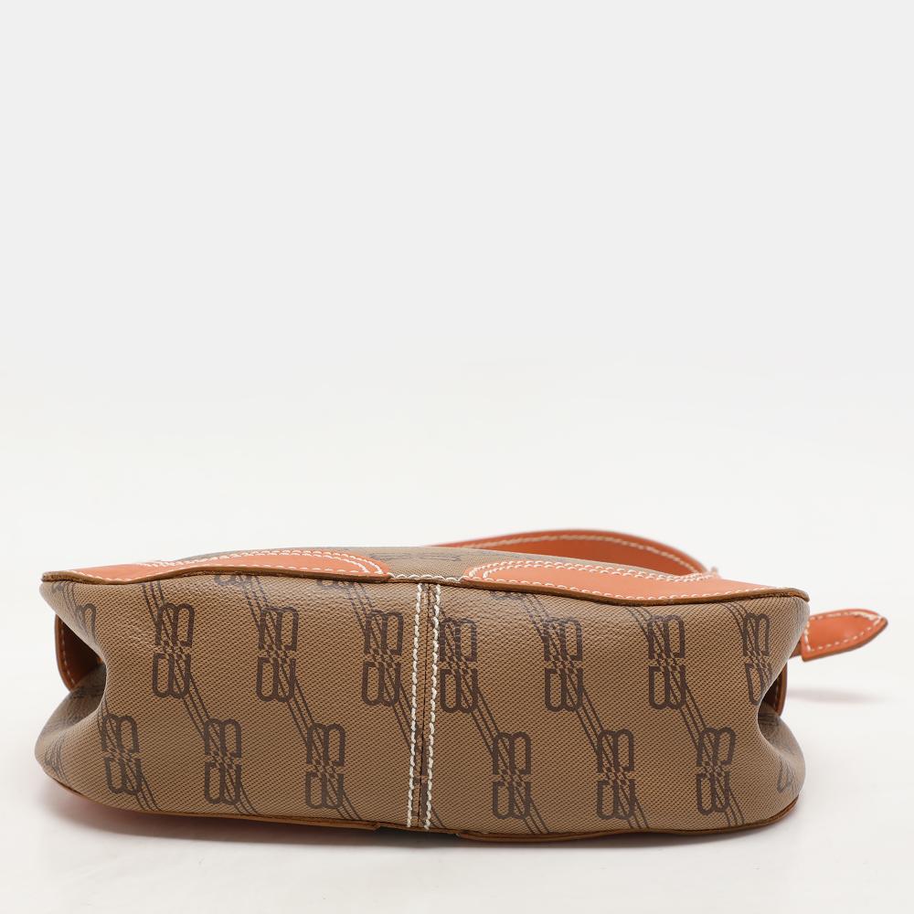 Brown Canvas Balenciaga Shoulder Bag